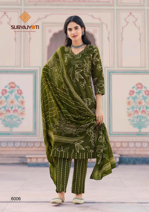 Suryajyoti rashmika vol-6 anarkali wholesale layered kurtis